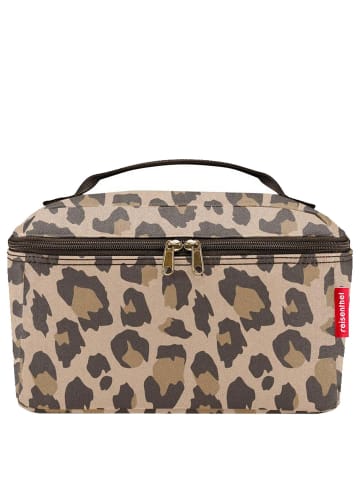 Reisenthel travelling - Beautycase 27 cm (twist maroon) in leo macchiato