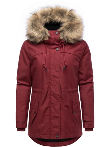 ragwear Winterjacke Tawny Short YOUMODO in Wine Red