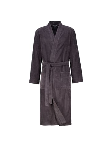 Cawö Cawö Bademäntel Herren Kimono Cord-Optik 6540 basalt - 740 in basalt - 740