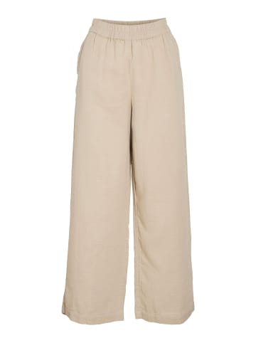 Vila Hose mit weitem Bein in Feather Gray