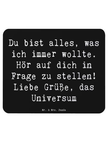 Mr. & Mrs. Panda Mauspad Spruch Hoffnung und Selbstliebe mit Spruch in Schwarz