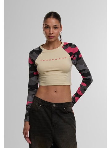DNGRS Dangerous DNGRS Dangerous Longsleeves in beige camo