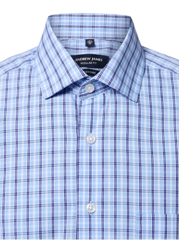 Andrew James Hemd in hellblau weiß