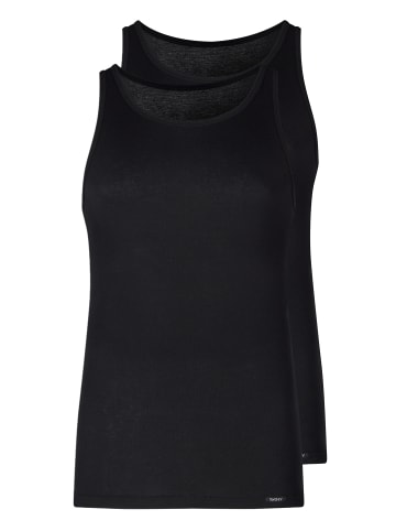 Skiny Unterhemd / Tanktop Basic in Schwarz