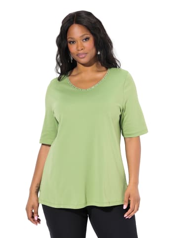 Ulla Popken Shirt in erbse