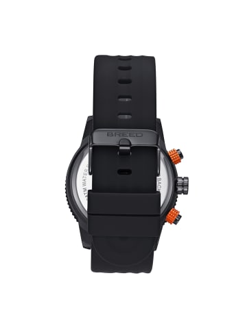 Breed Doppelagent Chronograph mit Datumsanzeige in Orange/Black