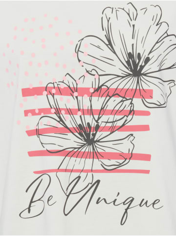 soyaconcept T-Shirt SC-Rina in weiß rosa