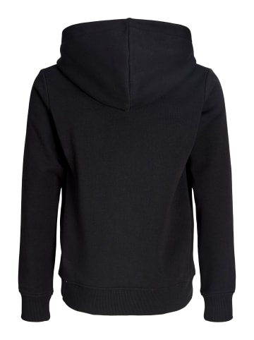 JACK & JONES Junior Kapuzenpullover in Black