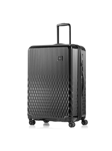 Pack Easy Flow 4 Rollen Trolley L 75 cm mit Dehnfalte in schwarz