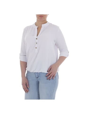 Ital-Design Bluse in Weiß