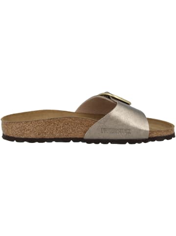 Birkenstock Pantolette Madrid Big Buckle Birko-Flor Schmal in braun