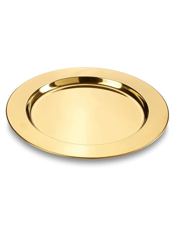 Echtwerk 2 er-Set Platzteller-Set aus hochwertigem Edelstahl in Gold