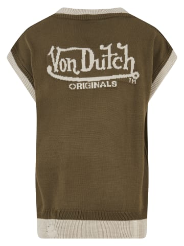 Von Dutch Outerwear - Vest in khaki