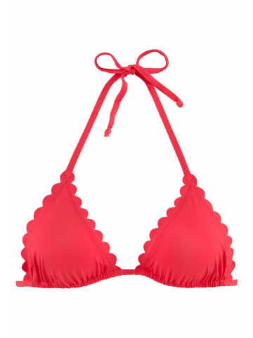 LASCANA Triangel-Bikini-Top in rot