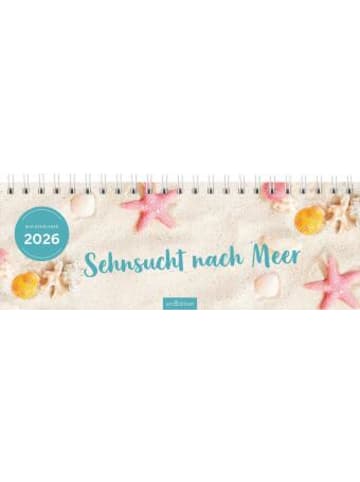 ars edition Kalender - Tischkalender Sehnsucht nach Meer 2026