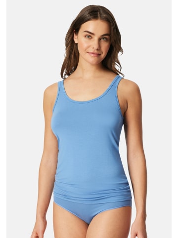 Schiesser Unterhemd / Top Modal Essentials in Hellblau