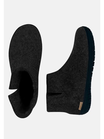 glerups Boots Kautschuksohle Schwarz in Charcoal