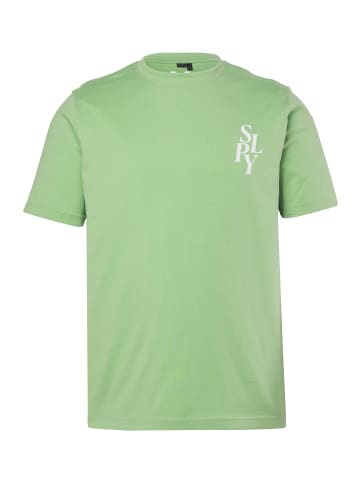 Men Plus Kurzarm T-Shirt in helles grün
