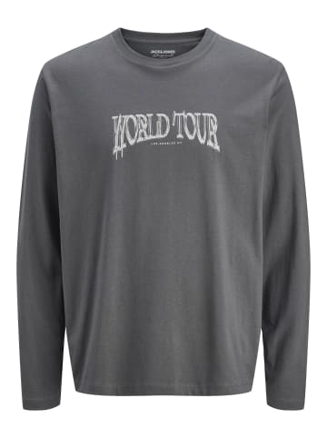 Jack & Jones Langarm-T-Shirt in Dark Shadow