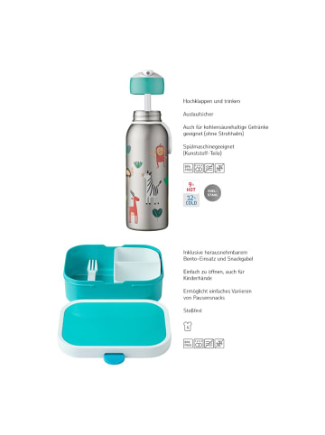 Mepal 2er Set Brotdose + Thermoflasche Campus in Dino World