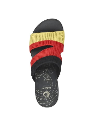 Jana Coshy Original – Die Hallux-freundliche Pantolette in Multicolor