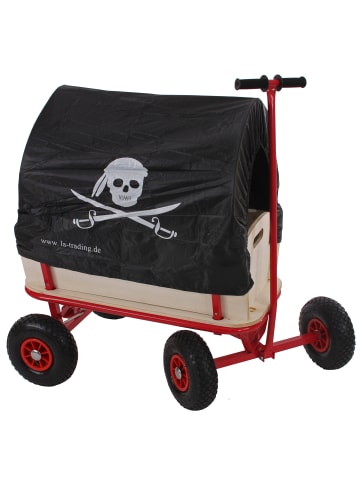 MCW B-Ware Bollerwagen Paris, Ohne Sitz, mit Bremse, Dach Pirat schwarz