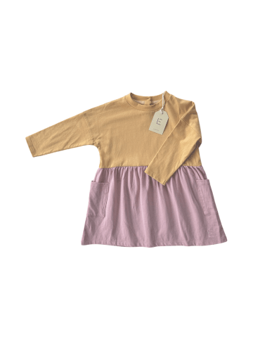 Lotta&Emil LANGARM KLEID curry