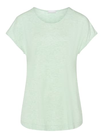 Hanro T-Shirt Natural Elegance in pistachio melange