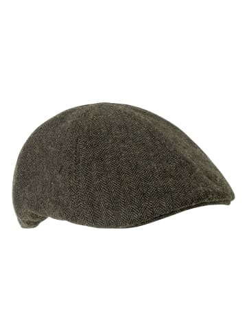 Camel Active Flat cap aus einem  Wollmix in Dunkel khaki