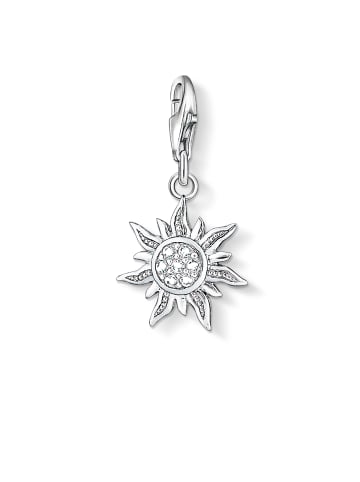Thomas Sabo Charm-Anhänger Sonne in silber, weiß