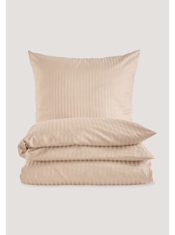 Hessnatur Hessnatur Bettwäsche Set SILKY TOUCH aus TENCEL™ Lyocell und Bio-Baumwolle in cremerosa