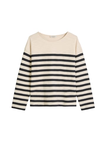 Marc O'Polo Gestreiftes Longsleeve relaxed in Dark Blue