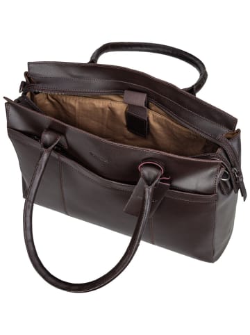 Burkely Aktentasche Vintage Doris Laptopbag 15.6'' in Dark Brown