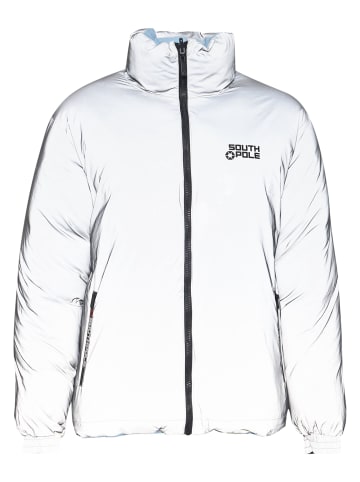 Southpole Winterjacken in light blue/reflective