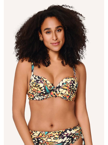 Linga Dore Linga Dore Bikini top in Butterfly print