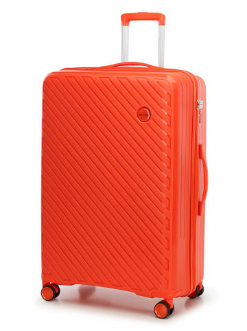 Wittchen LARGE SUITCASE FROM POLYPROPYLENE in Orange