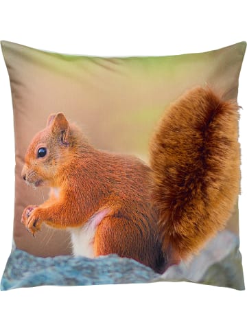 REDBEST Nicky-Velours Kissenhülle in braun