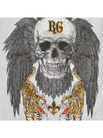 Roberto Geissini Skull Perfekt T-Shirt Grau