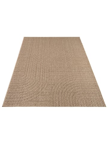 KADIMA DESIGN Teppich Kurzflor Unifarben Wohnzimmer schmutzabweisend in Beige