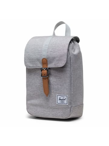 Herschel Retreat - Umhängetasche 31.5 cm in light grey crosshatch/natural