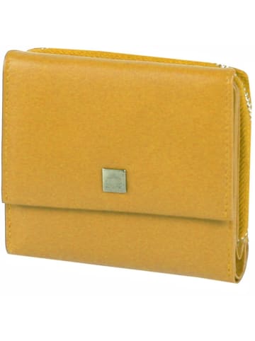 Greenburry Spongy Geldbörse Leder 10,5 cm yellow