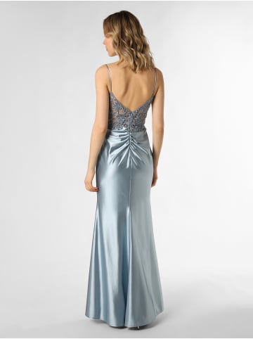 Unique Abendkleid in blue stone - 0002