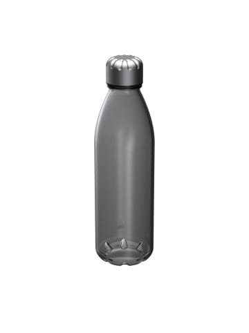 elasto Glasflasche "Colare" in grau - 600 ml