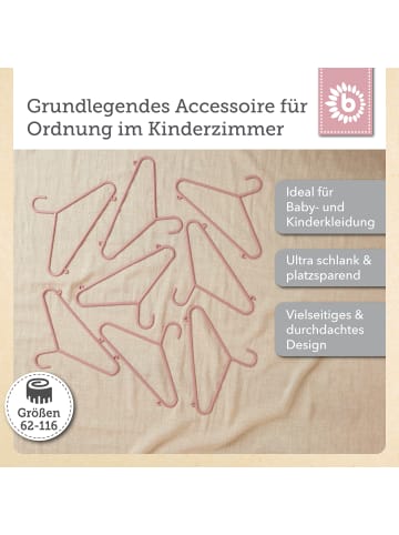 Bieco Spielwaren Kinderkleiderbügel 8 St. in Rosa