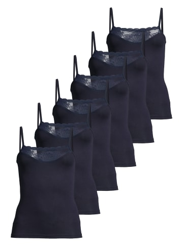 Conta Spaghetti Top Modal in Marine