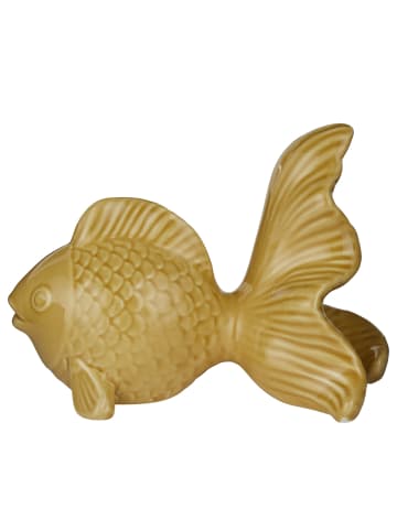 Butlers Deko Fisch KOI in Senfgelb