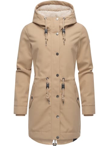 ragwear Kurzmantel Canny Canvas in Taupe