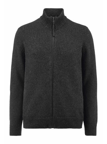 Hessnatur Strick Jacke in anthrazit