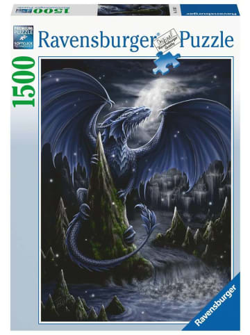 Ravensburger Puzzle 1.500 Teile Der Schwarzblaue Drache Ab 14 Jahre in bunt