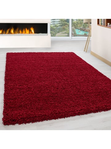 Teppich Boss Hochflor Teppich Lux Rot